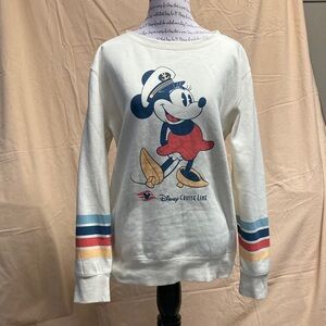 Disney Cruise Line Minnie Mouse Women’s Sweatshirt Large NWOT!